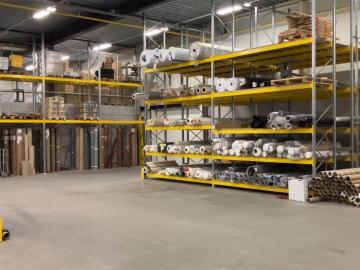 Nieuwe palletstellingen met gaasroosters geleverd bij TMC in Goes
