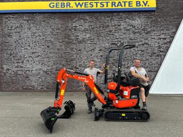 Nieuwe Kubota U 10-5 voor Jos Meulmeester Green-Effects